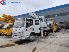 FAW VR Double Cab 21m Aerial Work Platform Truck