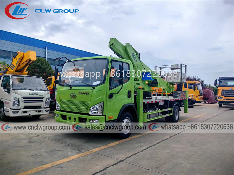 FAW Tiger VH 22m manlift truck