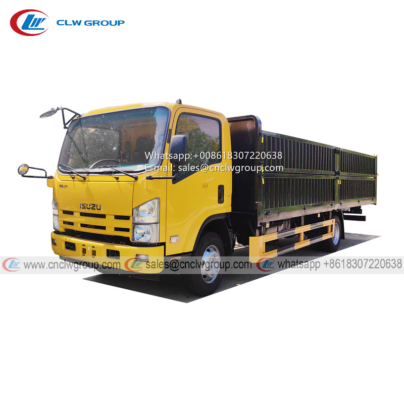 ISUZU 700P 6.8 meter 8 ton high fence cargo truck