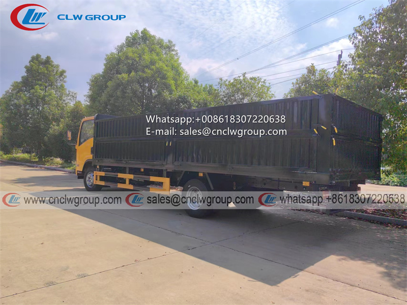 ISUZU 700P 6.8 meter 8 ton high fence cargo truck