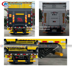 ISUZU 700P double cabin box cargo truck