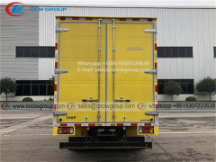 ISUZU 700P double cabin box cargo truck