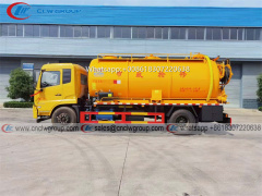 Chengli CLW 4x2 7m3 vacuum sewage cleaning combined truck