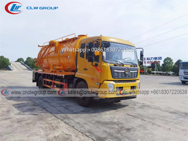 Chengli CLW 4x2 7m3 vacuum sewage cleaning combined truck