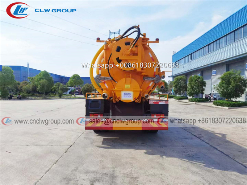 Chengli CLW 4x2 7m3 vacuum sewage cleaning combined truck