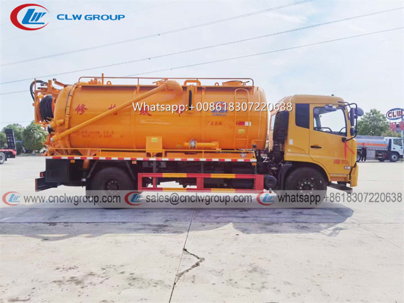 Chengli CLW 4x2 7m3 vacuum sewage cleaning combined truck