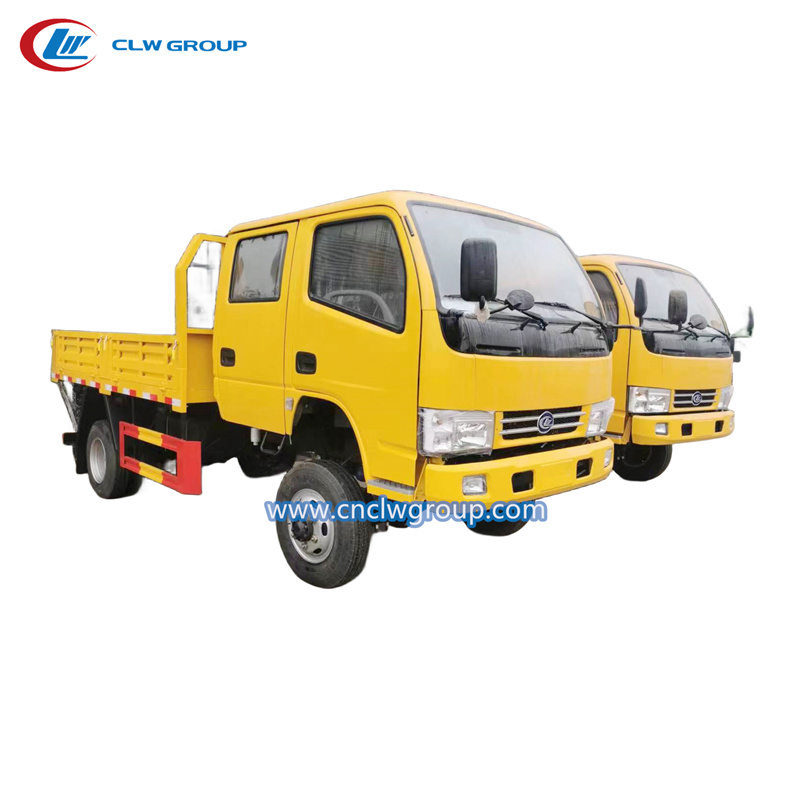 CLW 4x4 Double Cab Cargo Truck with Awning