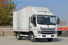 Yuejin 4x2 Box Cargo Truck with Safety Airbag