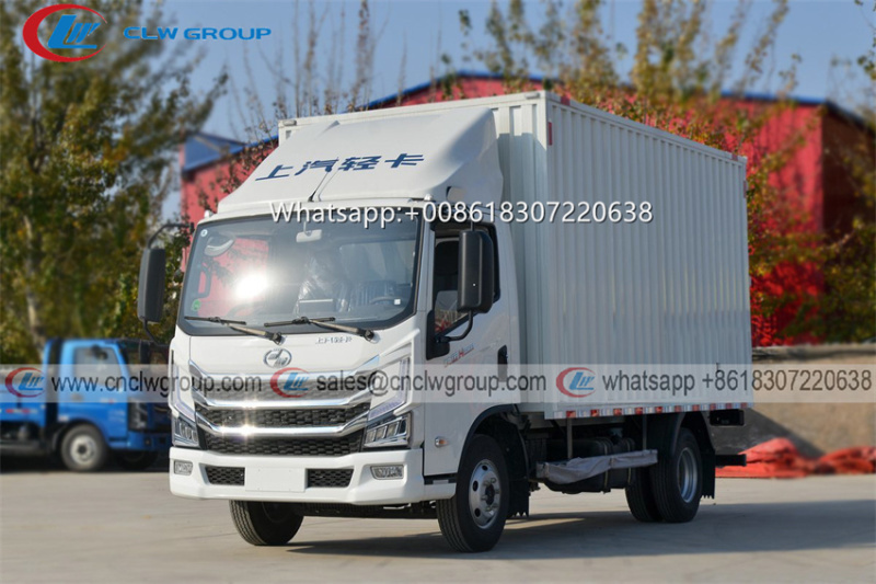 Yuejin 4x2 Box Cargo Truck with Safety Airbag