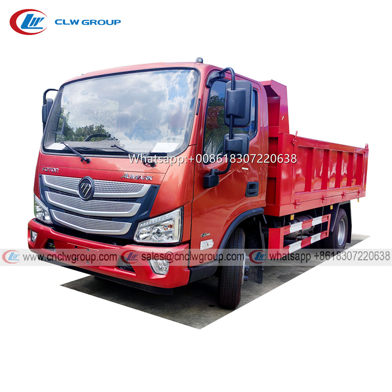 Foton aumark S1 5 ton urban dump truck with Cummins engine