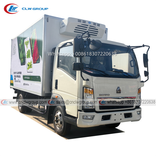 HOWO 5T 14ft 16ft 18ft Refrigerated Truck for export