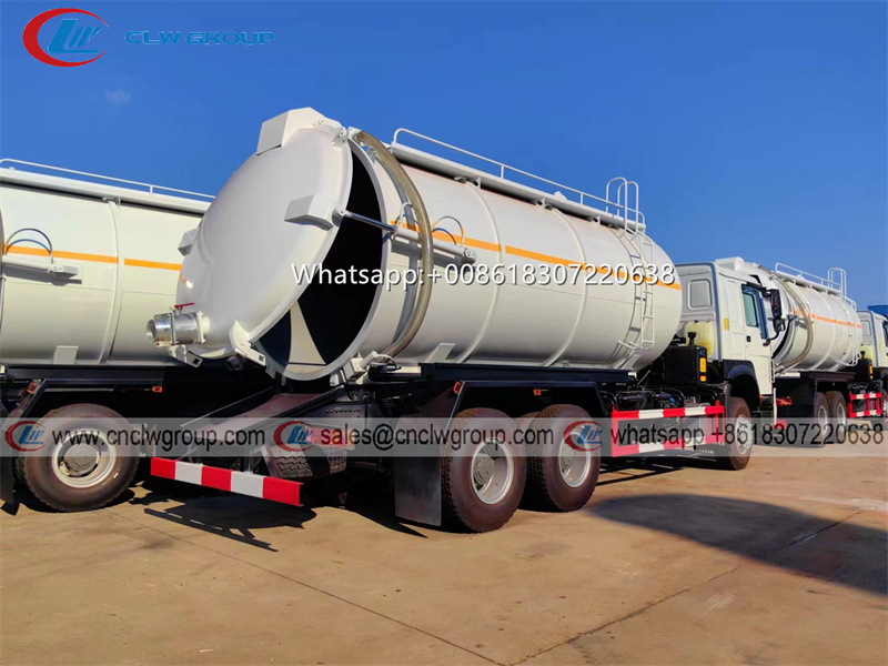 HOWO Euro5 20m3 Sewage Suction Tanker Truck