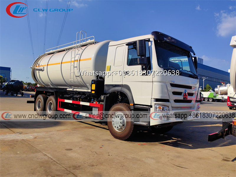 HOWO Euro5 20m3 Sewage Suction Tanker Truck