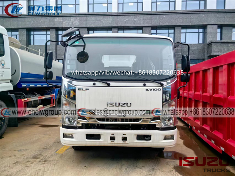 Japan ISUZU KV100 6cbm Dump Truck Garbage Trucks for sale
