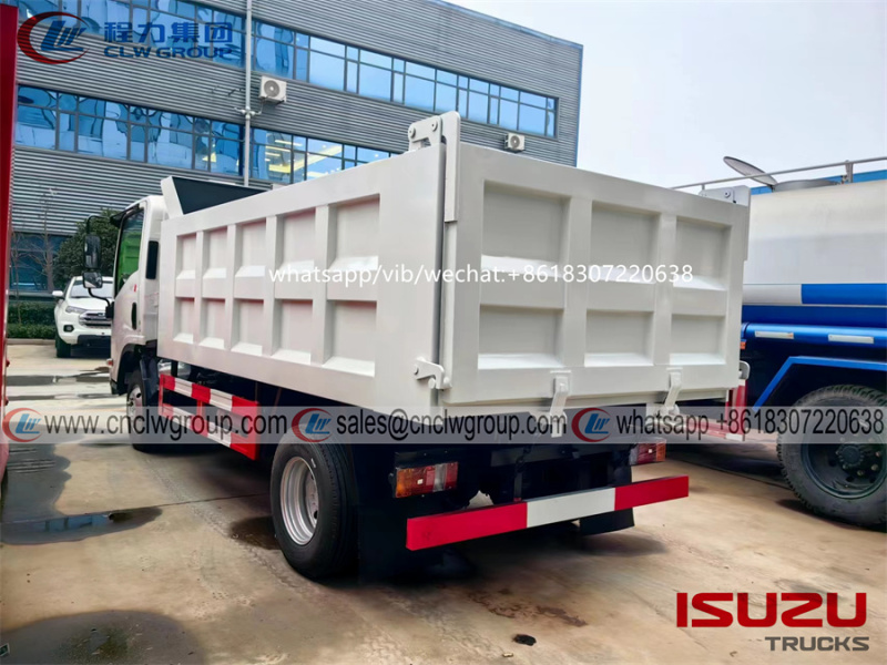 Japan ISUZU KV100 6cbm Dump Truck Garbage Trucks for sale