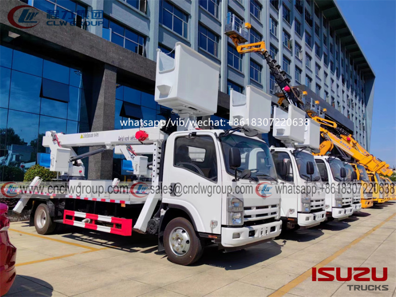 ISUZU 700P 20m 22m 24m Insulated Aerial Work Manlift Truck