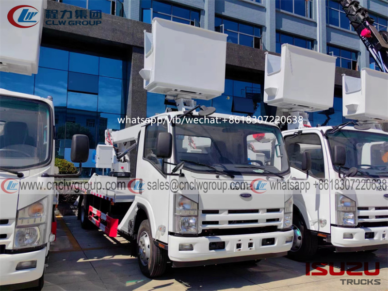 ISUZU 700P 20m 22m 24m Insulated Aerial Work Manlift Truck