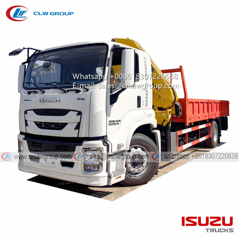 ISUZU 4X GIGA Truck Mounted 8T Knuckle Crane