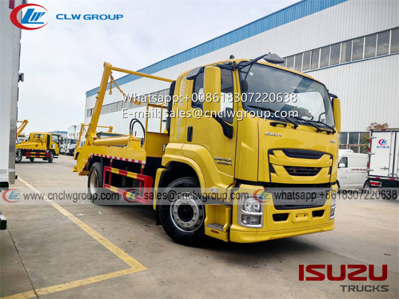 ISUZU GIGA FTR 10cbm bin skip loader garbage truck