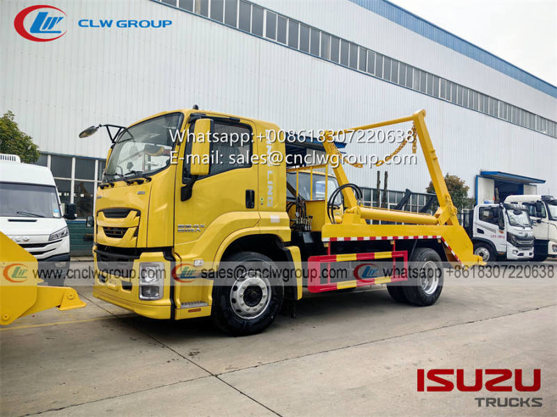 ISUZU GIGA FTR 10cbm bin skip loader garbage truck