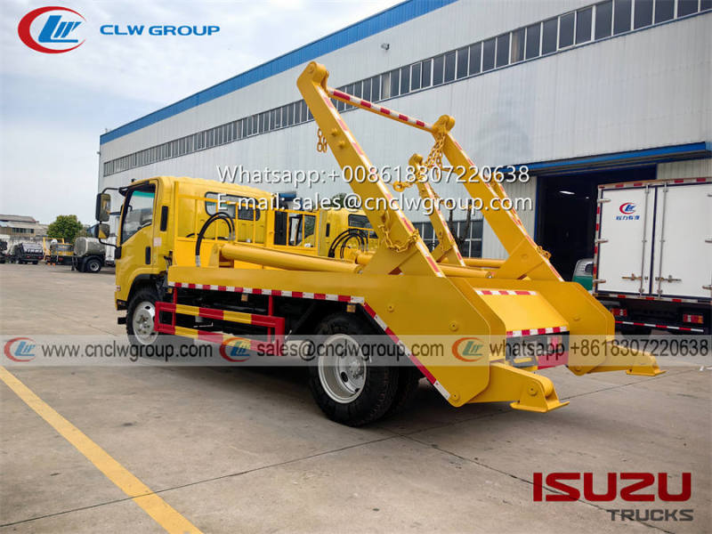 ISUZU 700P 8cbm skip loader garbage truck