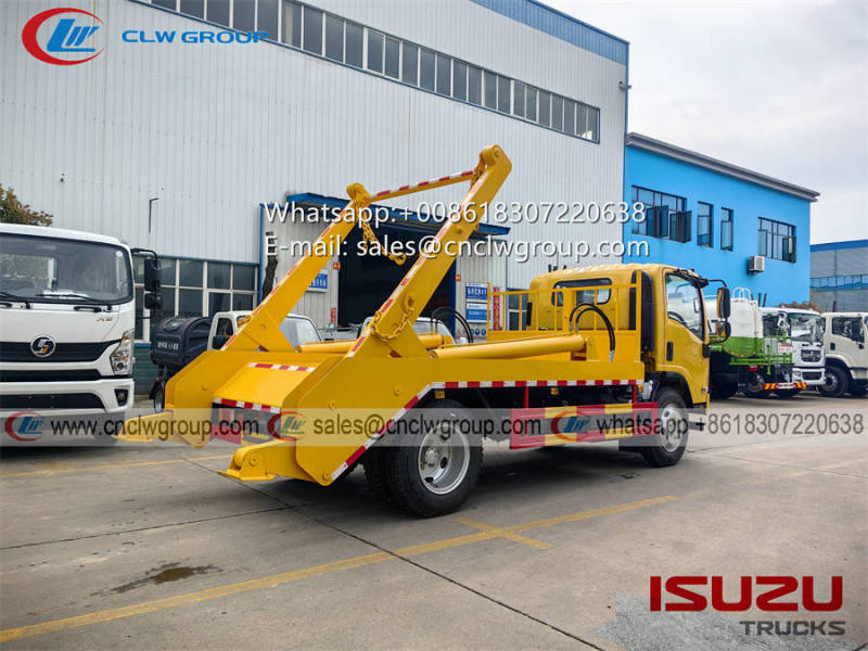 ISUZU 700P 8cbm skip loader garbage truck