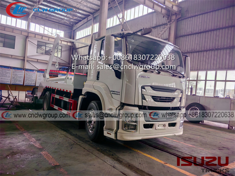 ISUZU FVR 10-12 ton bin skip loader garbage truck