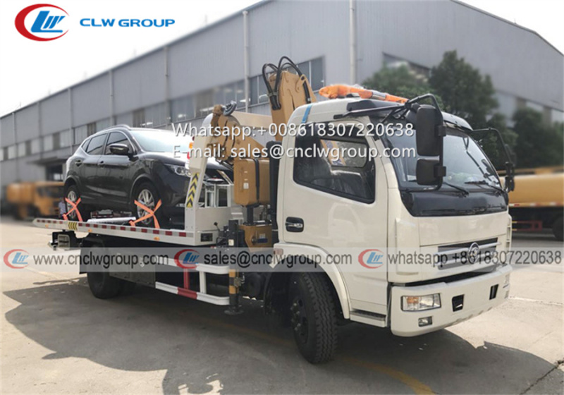Chengli CLW 4x2 4 ton spider wrecker truck with crane