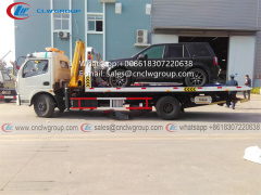 Chengli CLW 4x2 4 ton spider wrecker truck with crane