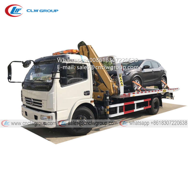 Chengli CLW 4x2 4 ton spider wrecker truck with crane