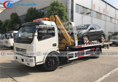 Chengli CLW 4x2 4 ton spider wrecker truck with crane