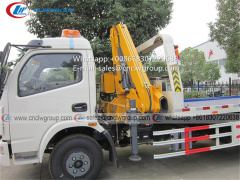 Chengli CLW 4x2 4 ton spider wrecker truck with crane