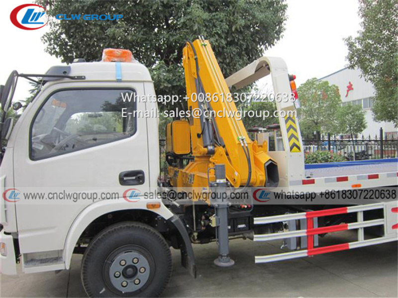 Chengli CLW 4x2 4 ton spider wrecker truck with crane