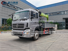 CLW 6x4 boom crane truck with 12 ton telescopic crane