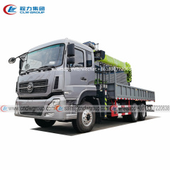 CLW 6x4 boom crane truck with 12 ton telescopic crane