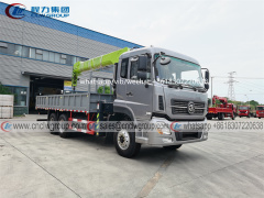 CLW 6x4 boom crane truck with 12 ton telescopic crane