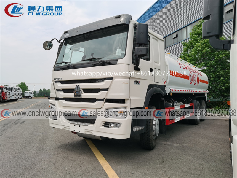 Sinotruk HOWO 20m3 diesel fuel tanker truck