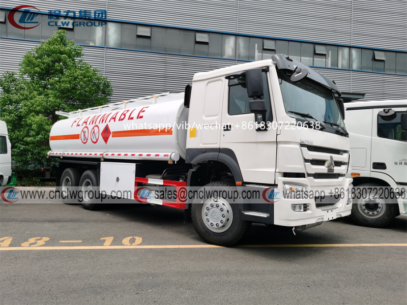 Sinotruk HOWO 20m3 diesel fuel tanker truck