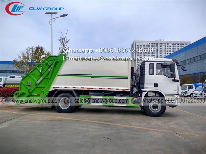 SHACMAN 14m3 garbage compactor truck