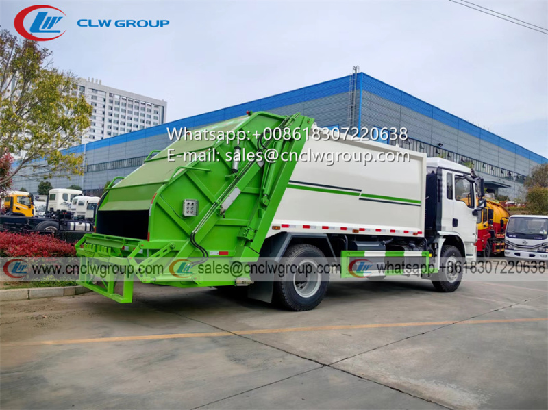 SHACMAN 14m3 garbage compactor truck