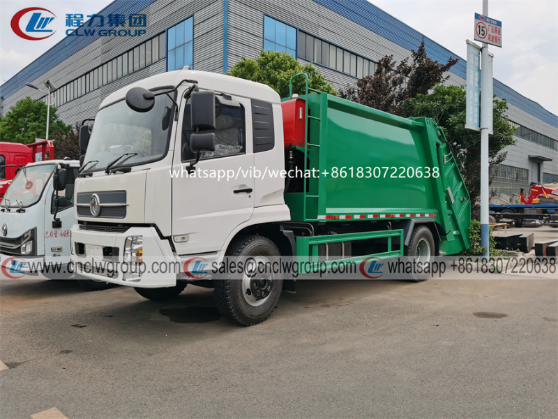 Dongfeng 12m3 garbage compactor truck