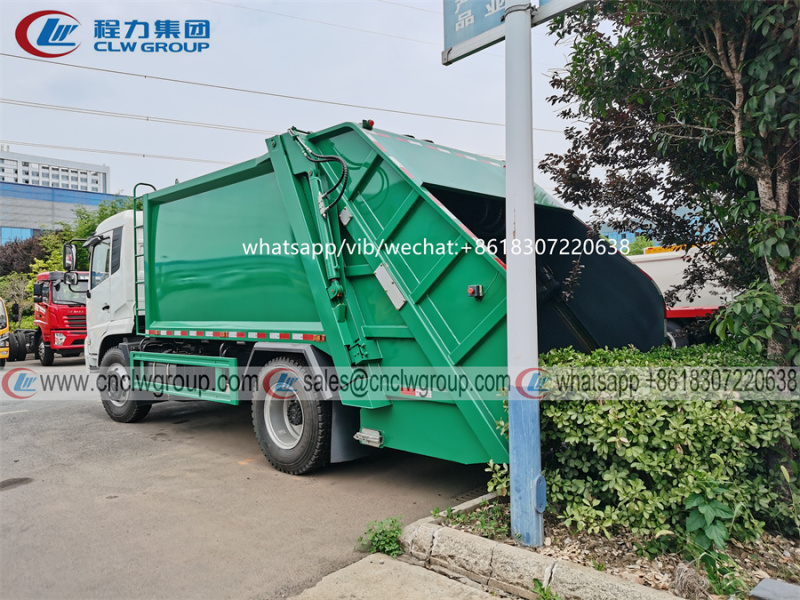 Dongfeng 12m3 garbage compactor truck