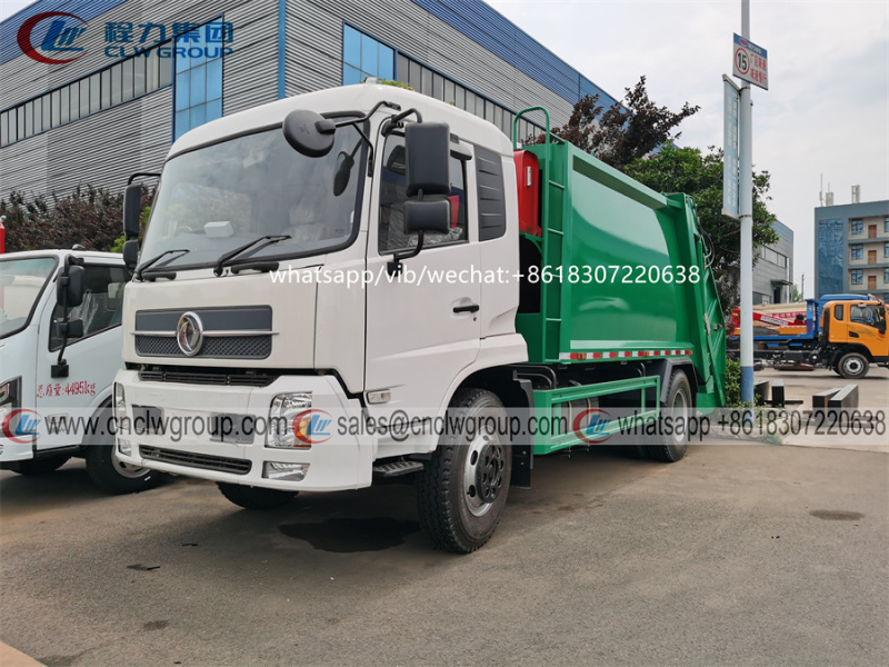 Dongfeng 12m3 garbage compactor truck