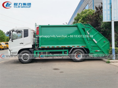 Dongfeng 12m3 garbage compactor truck