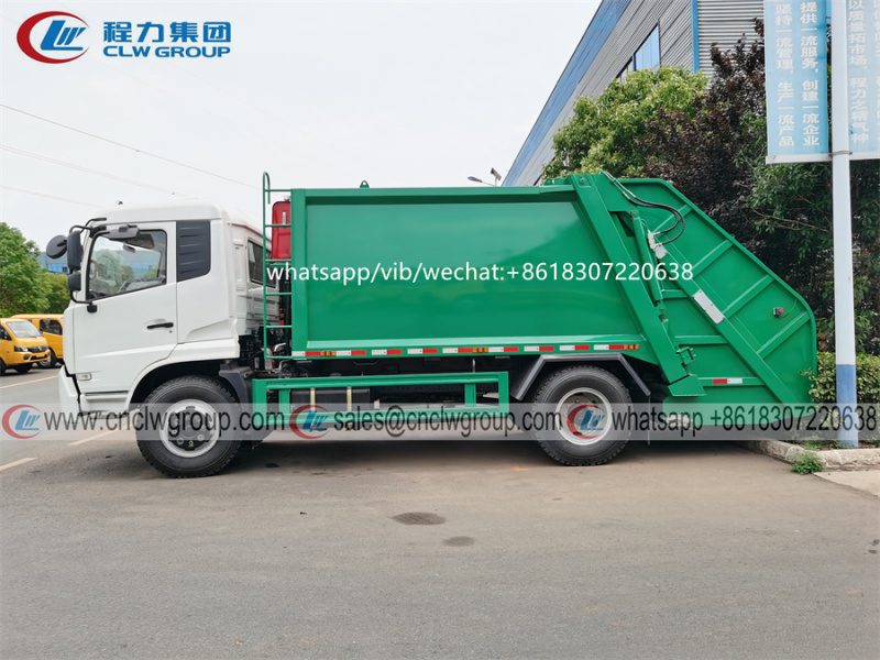 Dongfeng 12m3 garbage compactor truck