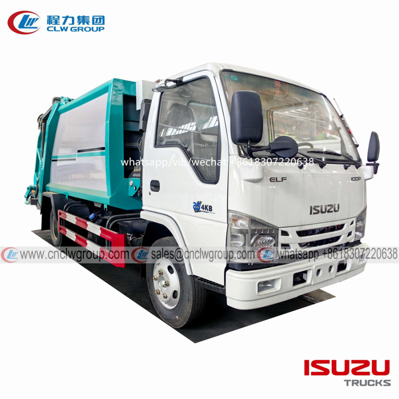ISUZU 100P 5cbm garbage compactor truck