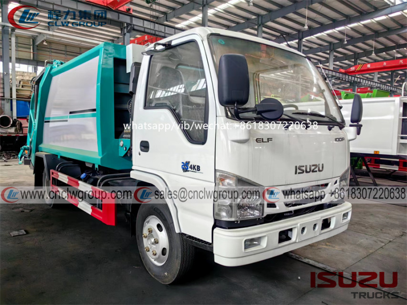 ISUZU 100P 5cbm garbage compactor truck