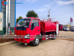 ISUZU 600P 4000L water tanker fire truck with sprinkler