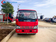 ISUZU 600P 4000L water tanker fire truck with sprinkler