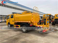 Dongfeng double cab 3000 liter water sprinkler truck